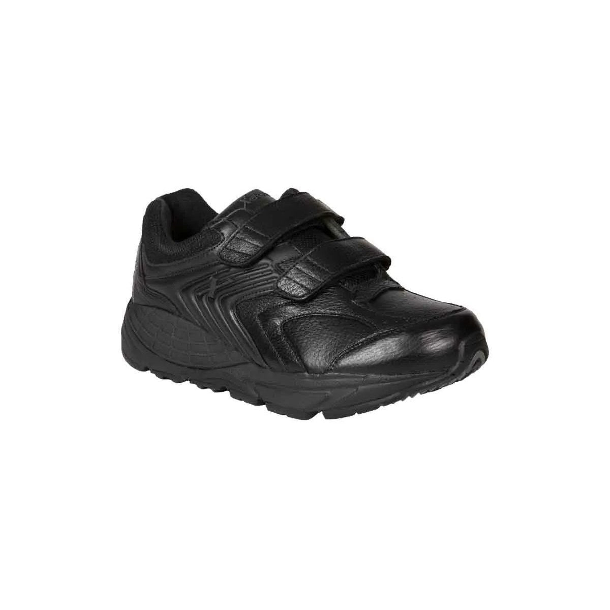 Xelero Matrix Velcro Leath Men's Comfort Shoe - Black