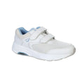 Xelero Newport Stretch Velc Women's Shoe - White/Blue